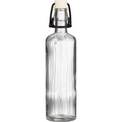 Rigata 0,5 Literes  üvegpalack pálinkás,vizes üveg FEHÉR csattal