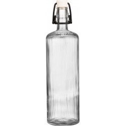 Rigata 1Literes üvegpalack pálinkás,vizes üveg FEHÉR csattal