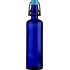 Rigata 0,5 Literes KÉK üvegpalack pálinkás,vizes üveg KÉK csattal