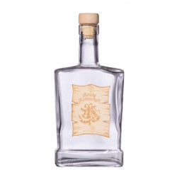 Fa címkés FC4 Piatta kari csengős 0,5 Literes üvegpalack