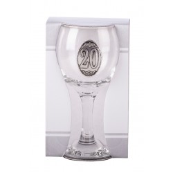 Ón címkés Boros üvegpohár Évszámos 20