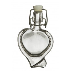 Szív 0,04 Literes üvegpalack csatos