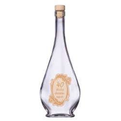 Fa címkés FC1 Liabel 40 0,5 Literes üvegpalack