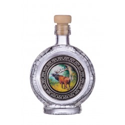 Ón címkés Kulacs szarvas 3 0,1 Literes üvegpalack